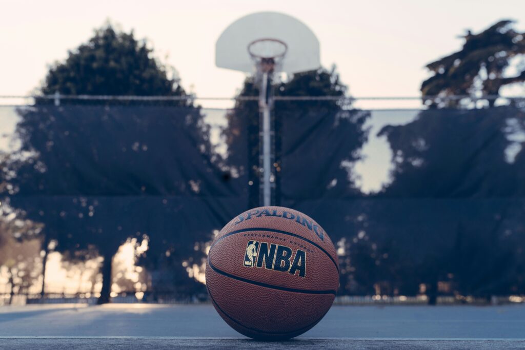 Shooting Tips In Basketball highlighting the NBA ball