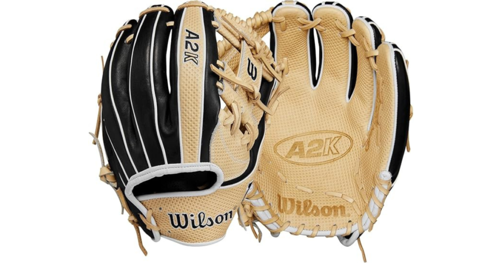 A2K Baseball Glove reverse black and tan