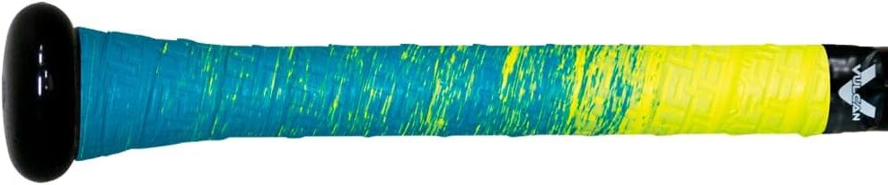 Baseball Bat Grip Tape yellow and blue