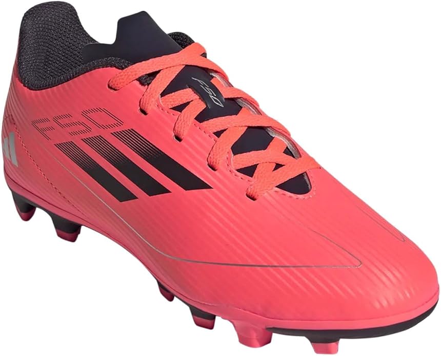 Adidas Kids Soccer Cleats, F50 club, pink and black