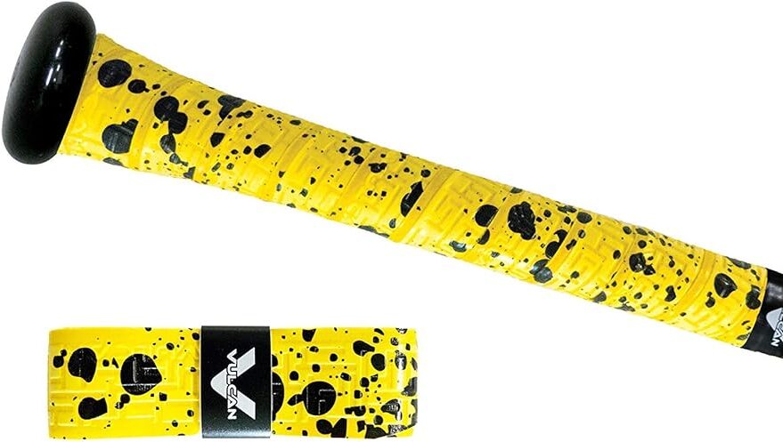 Baseball Bat Grip Tape yellow and black