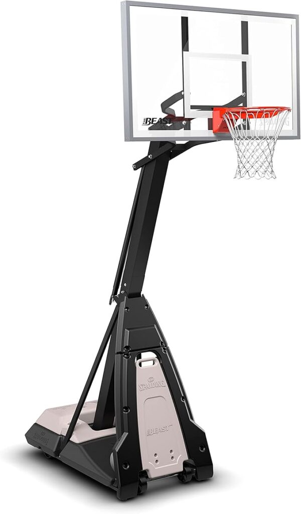Spalding Portable Basketball Hoops The beast different angle