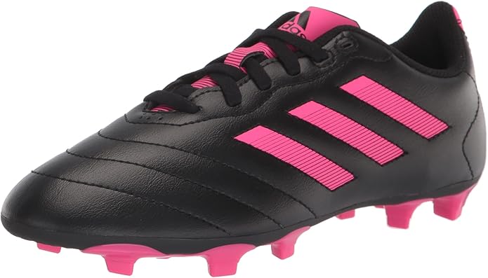 Adidas Kids Soccer Cleats, Goletto VII, pink and black