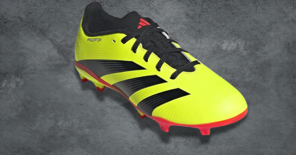 Adidas Kids Soccer Cleats cleat on grey background