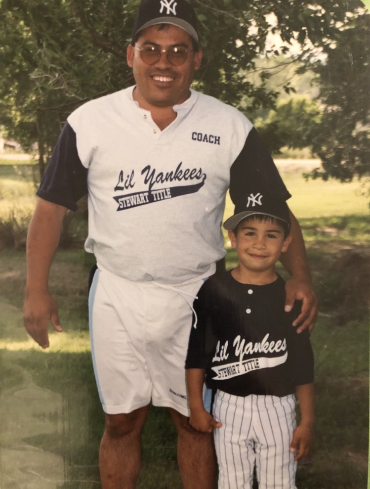 Youth sports parents - me and dad